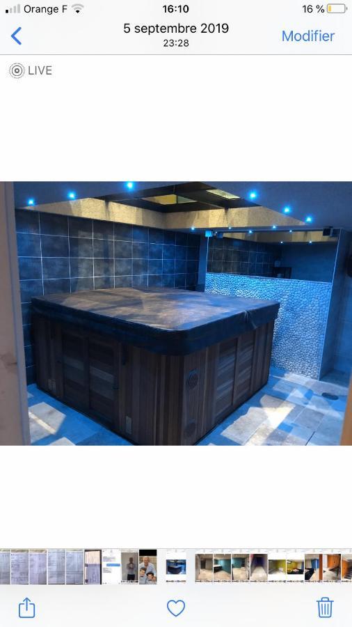 Logement Haut De Gamme Jacuzzi Sauna Clermont-Ferrand Luaran gambar